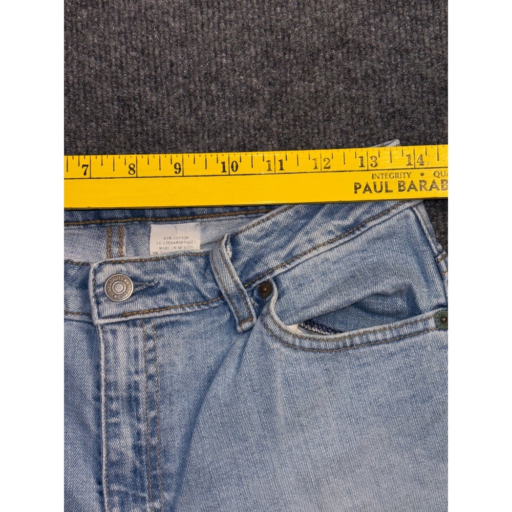 Gap Bootcut Jeans Womens 4 Blue Denim Stretch Light Wash Faded Grunge Streetwear - Picture 7 of 11
